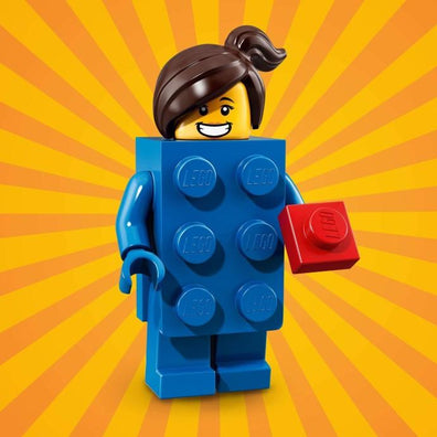 LEGO Minifigure-Brick Suit Girl-Collectible Minifigures / Series 18-COL18-3-Creative Brick Builders